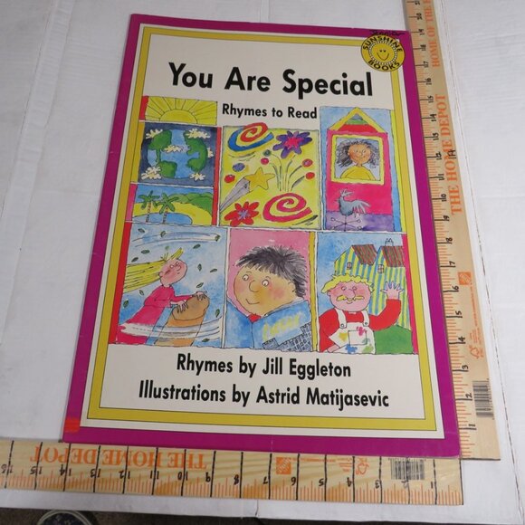 Rhymes to Read (almost 2 feet tall) YOU ARE SPECIAL book (LIKE NEW CONDITION) - Picture 2 of 10